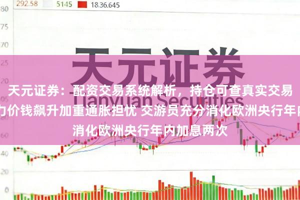 天元证券：配资交易系统解析，持仓可查真实交易更透明 动力价钱飙升加重通胀担忧 交游员充分消化欧洲央行年内加息两次